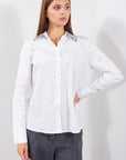 CAMICIA COLLO RICAMATO