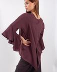 CAMICIA MANICA FARFALLA