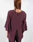 CAMICIA MANICA FARFALLA