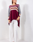 MAGLIA OVER PUNTE RIGHE