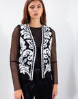GILET JAQUARD