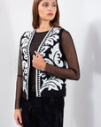 GILET JAQUARD