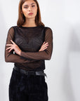 MAGLIA TULLE TRASPARENTE