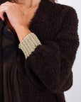 CARDIGAN BOUCLE' BORDI LUREX
