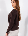 MAGLIA V SCHIENA MICROPAILLETTES