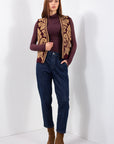 GILET JAQUARD