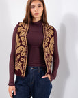GILET JAQUARD