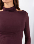 MAGLIA MISTO CASHMERE CUT OUT