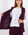 COMPLETO GILET MANO LANA