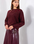 MAGLIA SCRITTA AMORE PAILLETTES