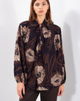 CAMICIA NODO VISCOSA FANTASIA