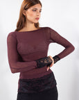 MAGLIA MISTO CASHMERE + PIZZO
