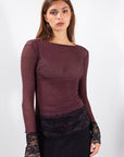 MAGLIA MISTO CASHMERE + PIZZO