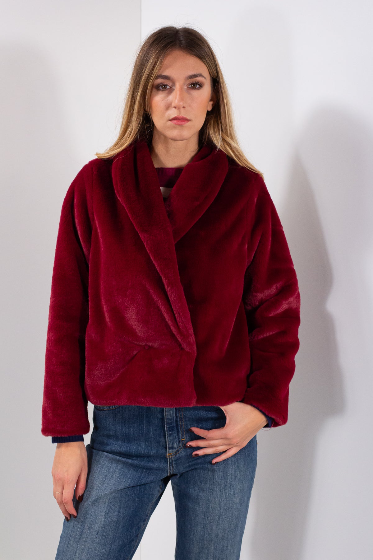 GIACCA PELLICCIA ECO CASTORO**