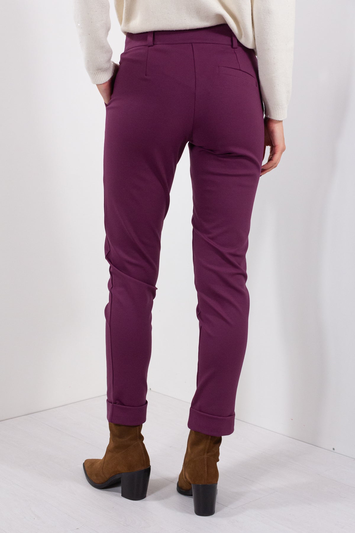 PANTALONE RISVOLTO PUNTO MILANO