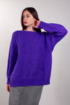 MAGLIA RASATA OVER MOHAIR