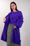 CARDIGAN RASATO MOHAIR