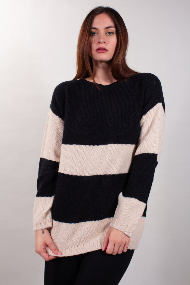 MAGLIA RIGONI BICOLOR