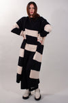 CARDIGAN MAXI RIGHE