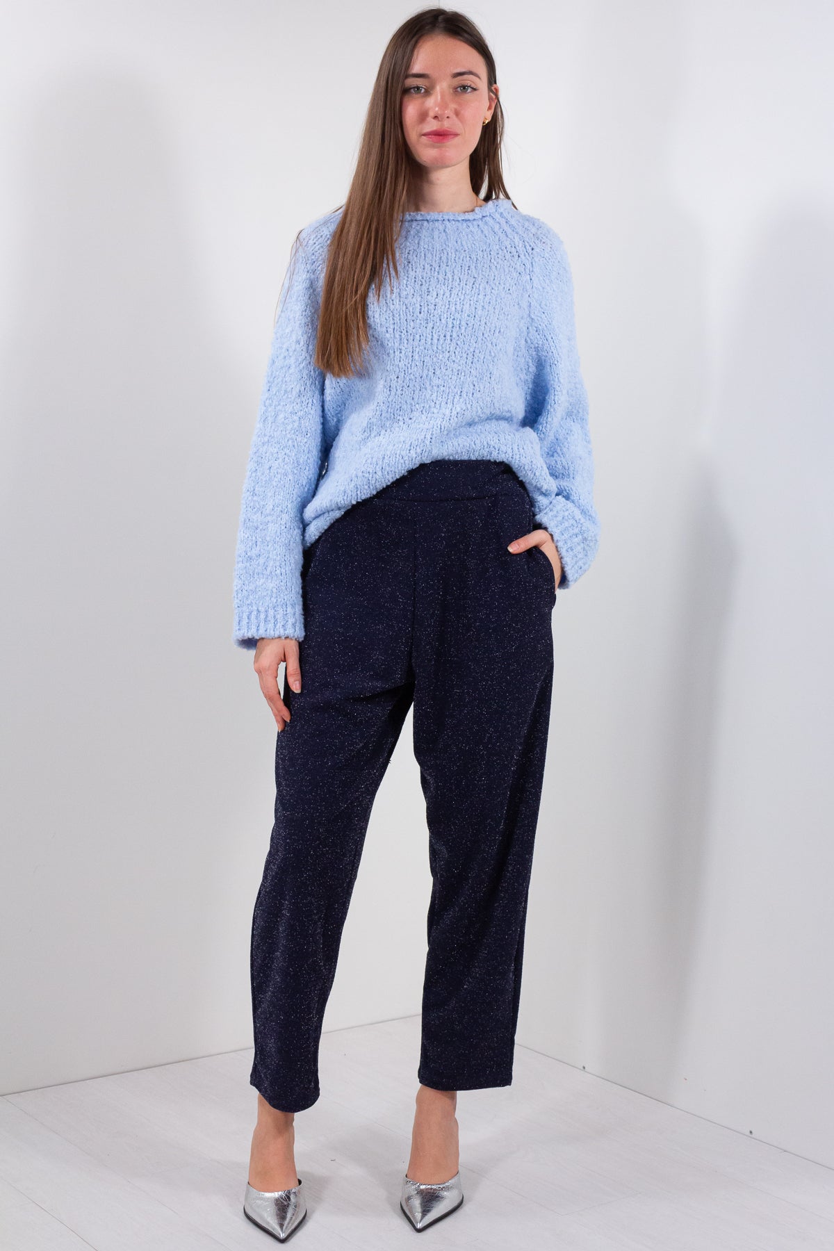 MAGLIA GIROCOLLO BOUCLE&#39;