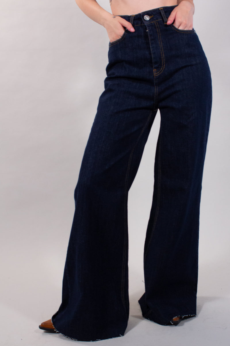 JEANS FLAIRE SFRANGIATO