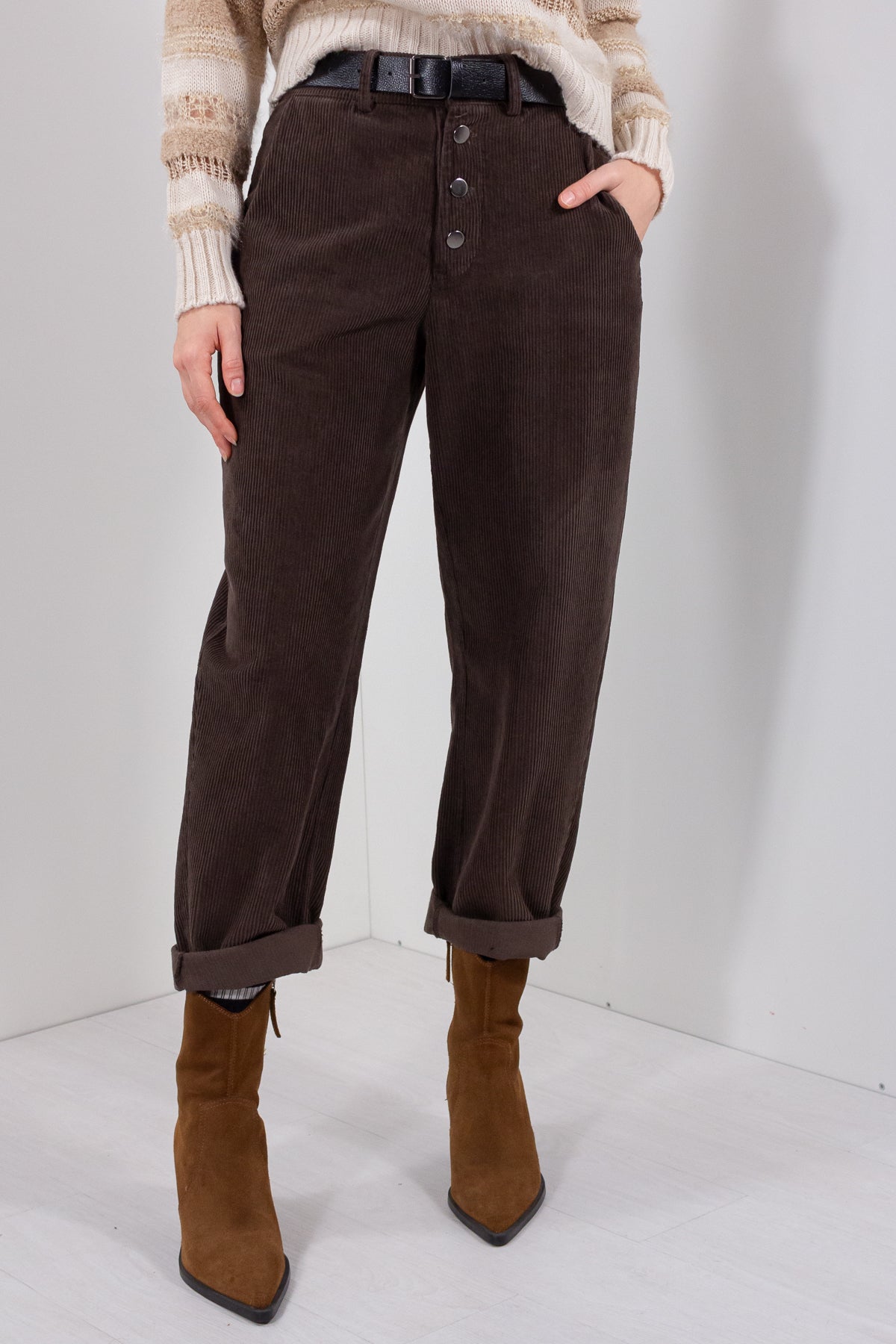 PANTALONE VELLUTO 500RIGHE