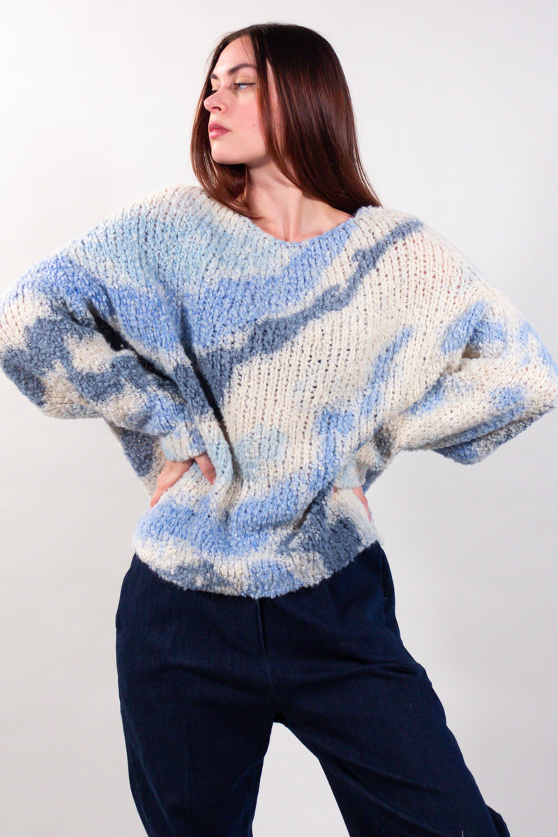 MAGLIA BOUCLE' TIE DYE