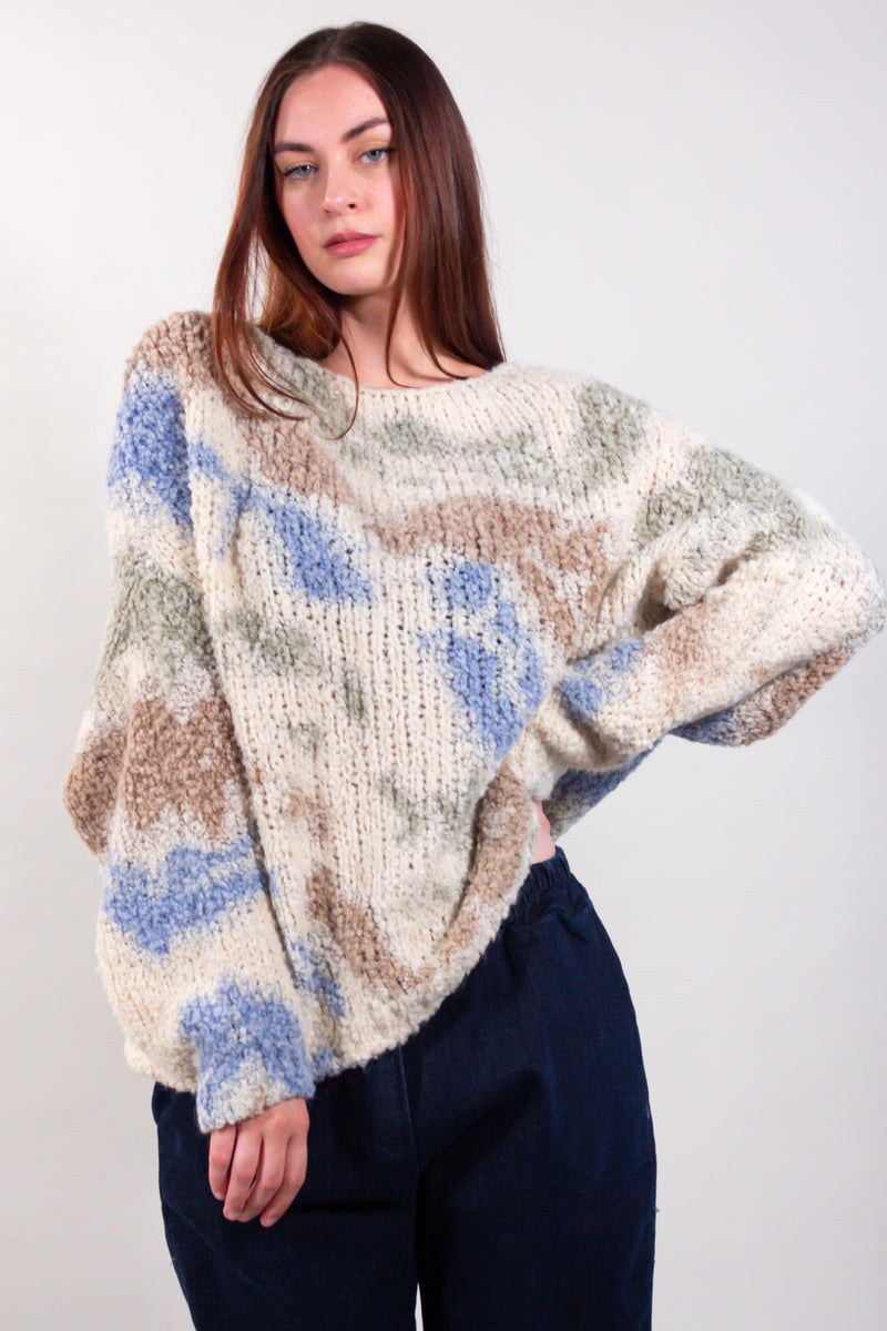MAGLIA BOUCLE' TIE DYE