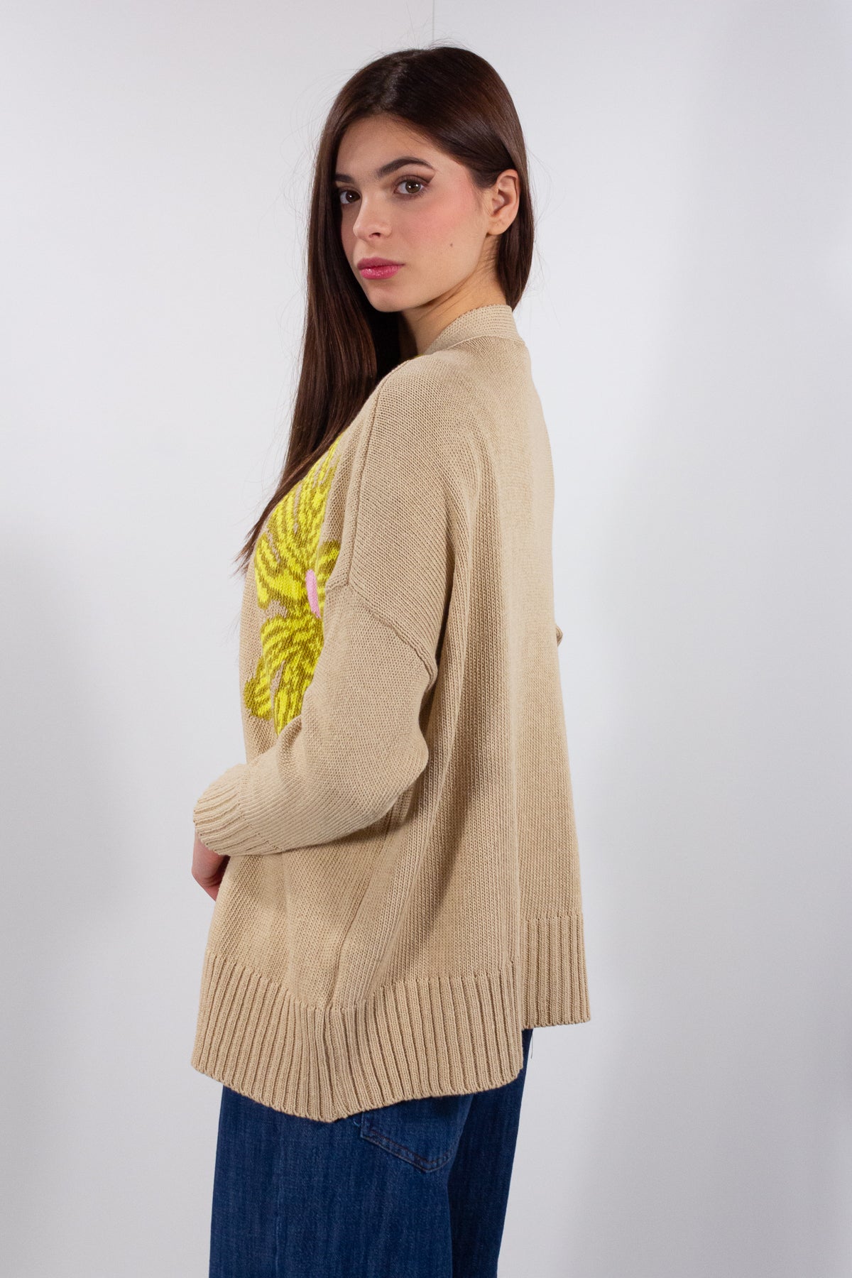 CARDIGAN FIORI COLORATI