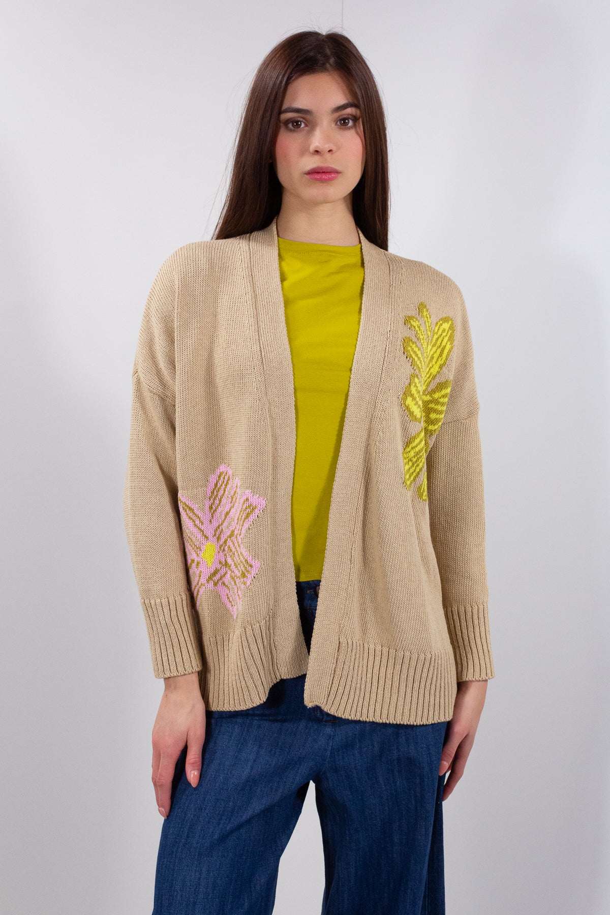 CARDIGAN FIORI COLORATI