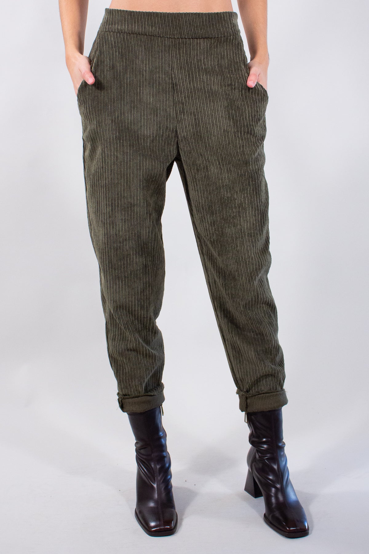 VELVET ROCKER PANTS