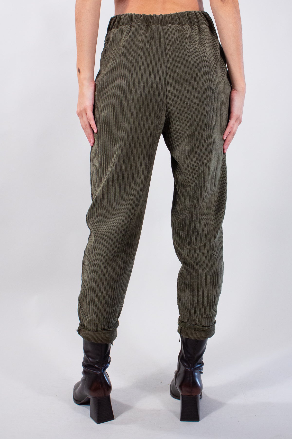 VELVET ROCKER PANTS