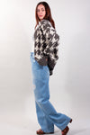 CARDIGAN BOUCLE' PIED DE POULE