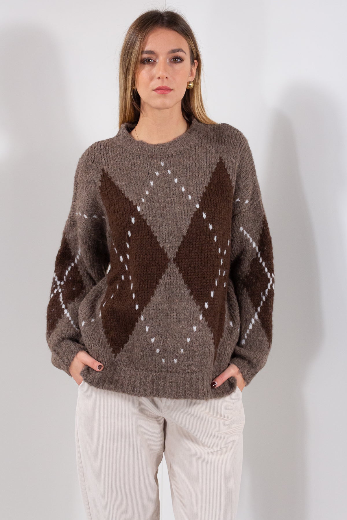 MAGLIA BOUCLE&#39; LOSANGHE