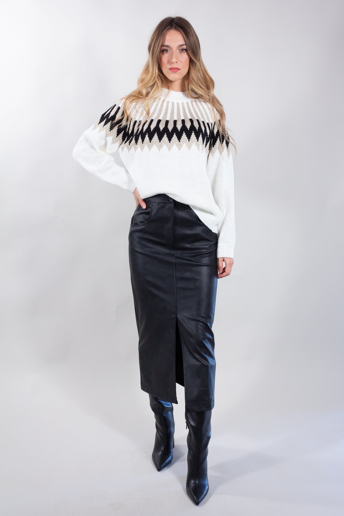 GRECA LUREX SWEATER