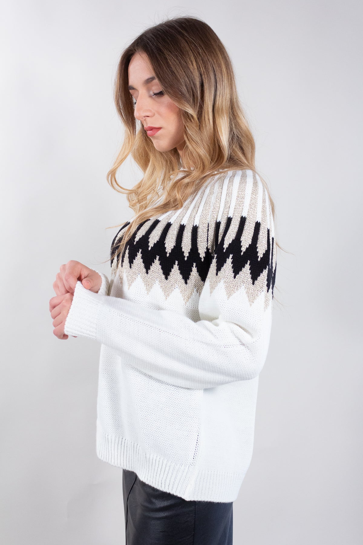 GRECA LUREX SWEATER