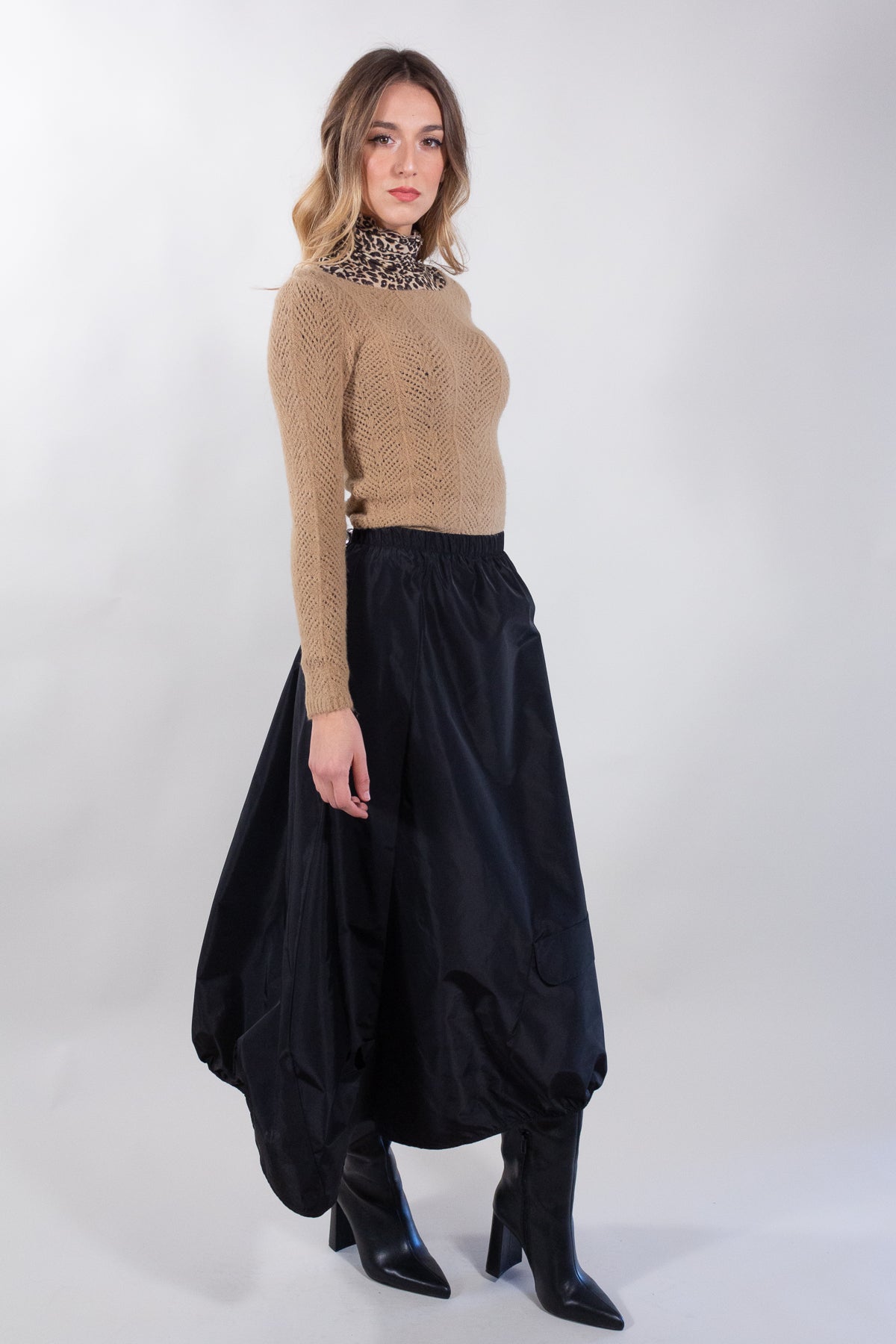 TAFFETA POCKET SKIRT