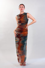 ABITO DRAPPEGGIO TIE DYE