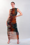 ABITO DRAPPEGGIO TIE DYE