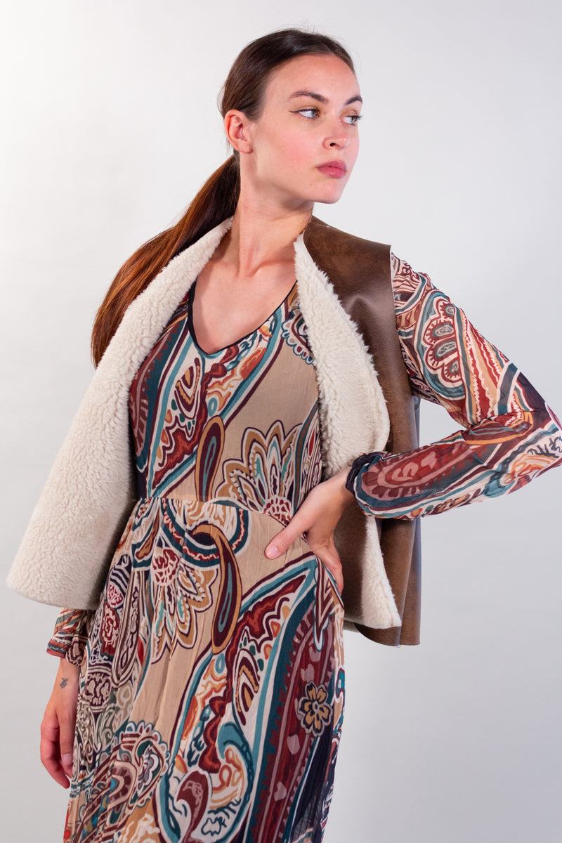 GILET CORTO ECO-MONTONE