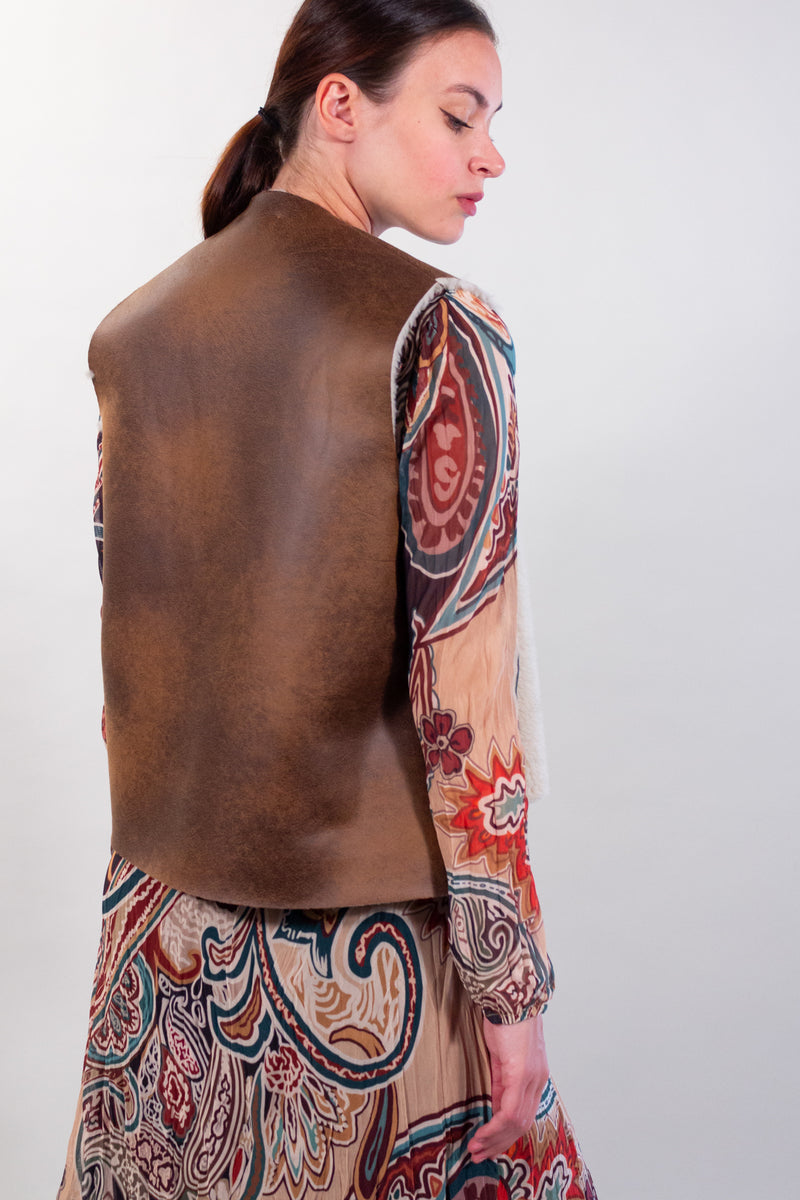 GILET CORTO ECO-MONTONE