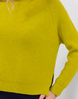MAGLIA SPACCHETTI CROP TRANSITION*