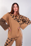 MAGLIA MIDI MACULATA + RIGHE