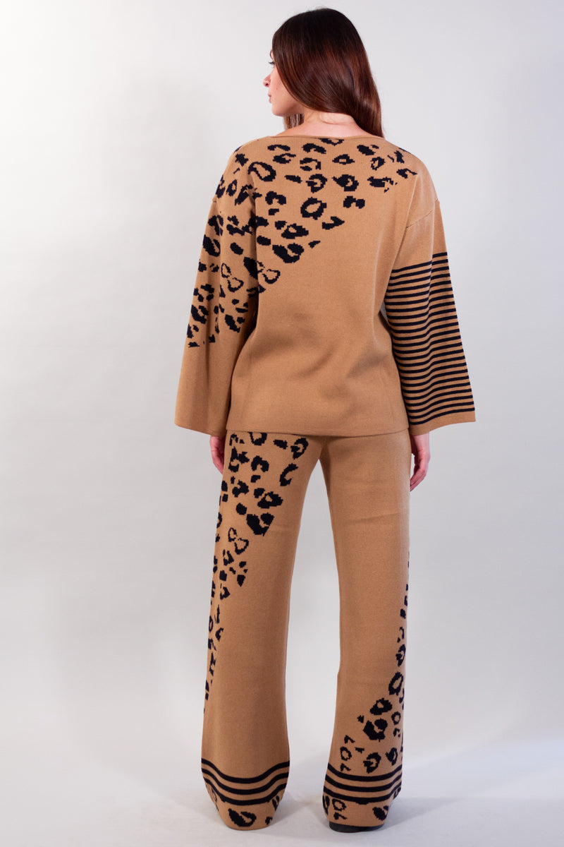 MAGLIA MIDI MACULATA + RIGHE