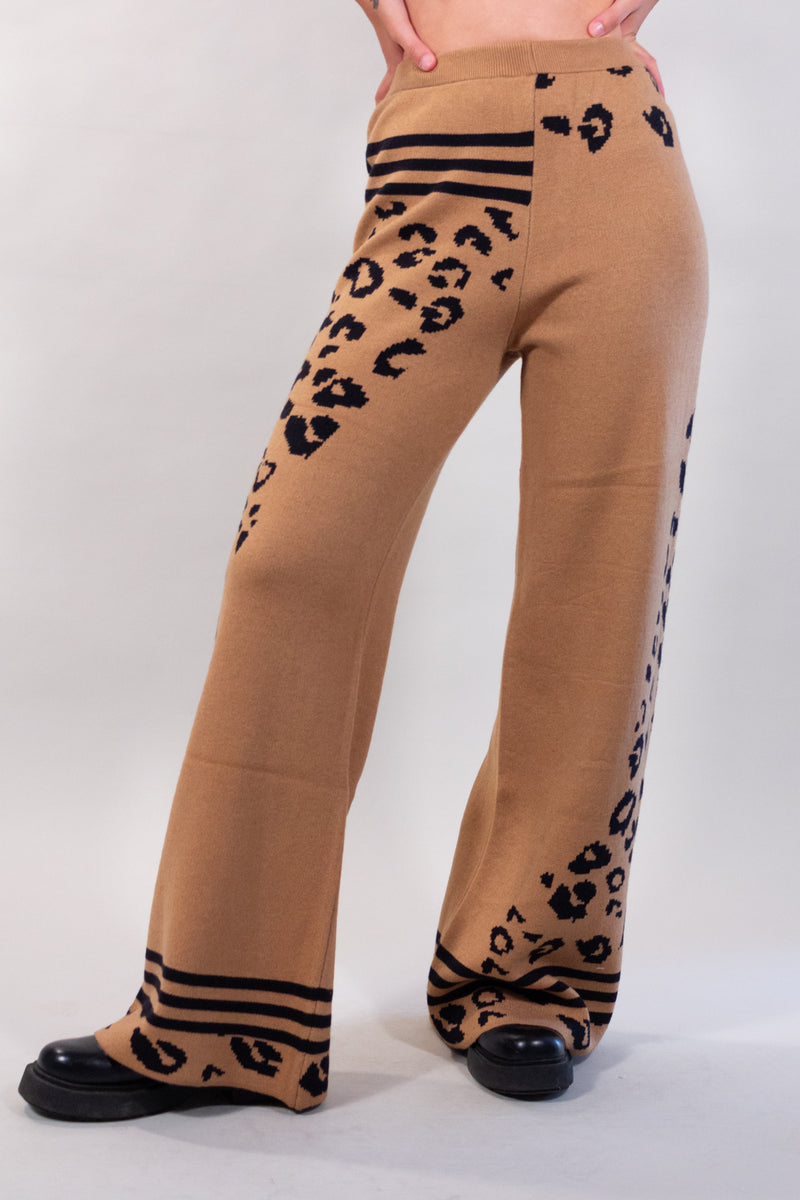 PANTALONE PALAZZO MACULATO