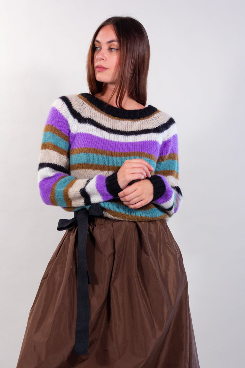MAGLIA MOHAIR MULTICOLOR
