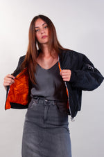 GIUBBINO BOMBER BICOLOR