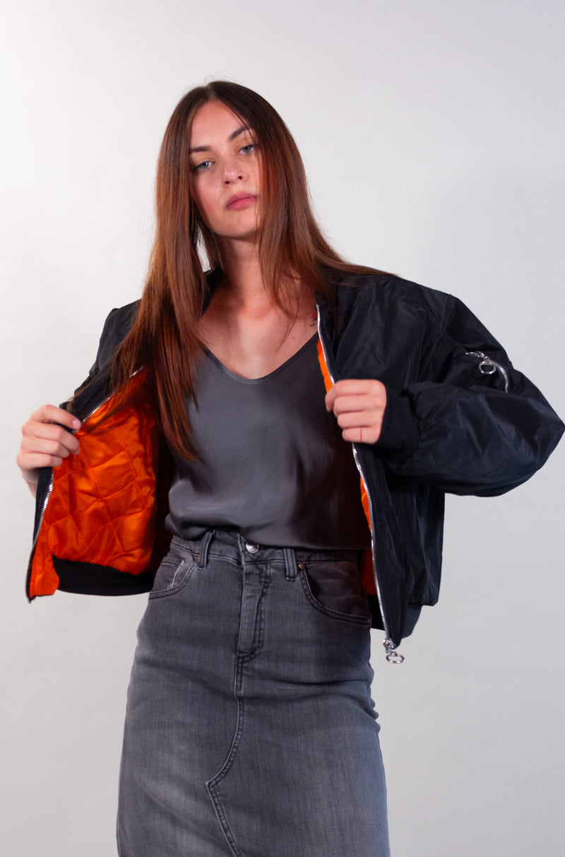 GIUBBINO BOMBER BICOLOR