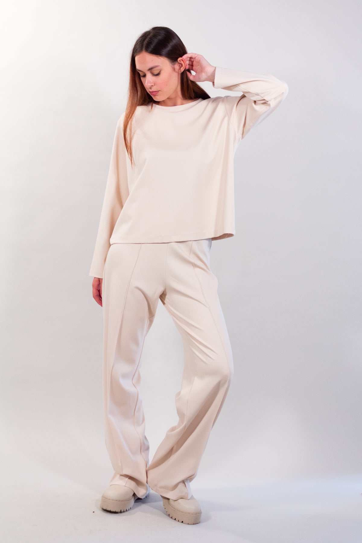 MILAN STITCH ZIP SWEATER