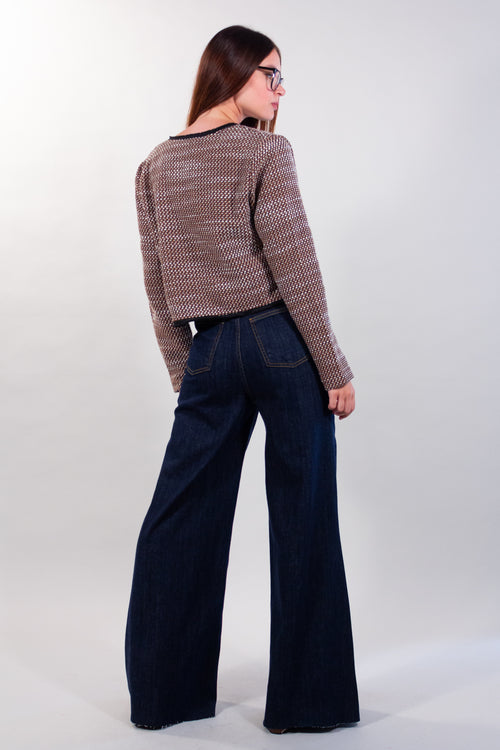 JEANS FLAIRE SFRANGIATO
